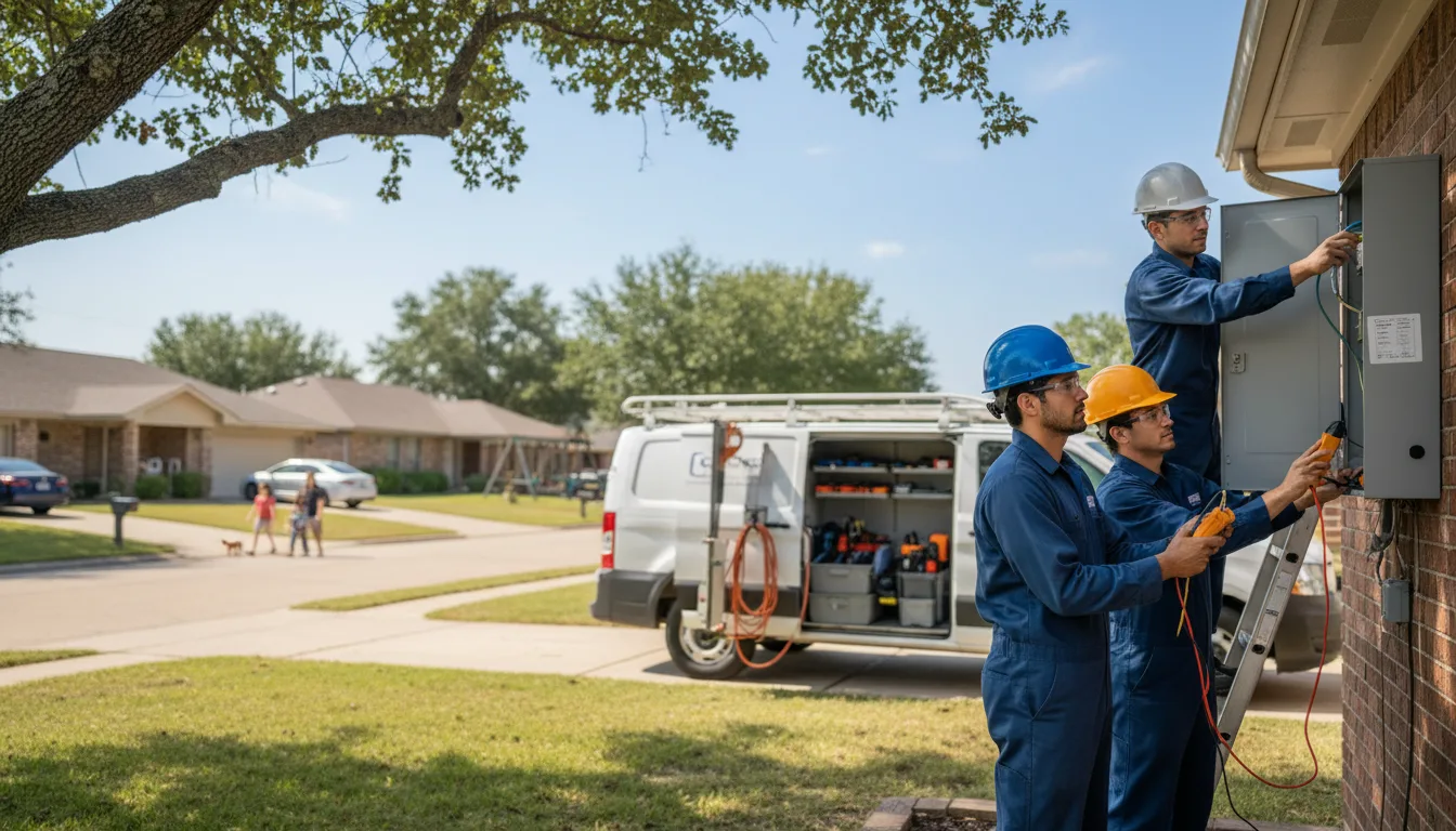 Certified electrician providing emergency electrical services in Comstock, MN